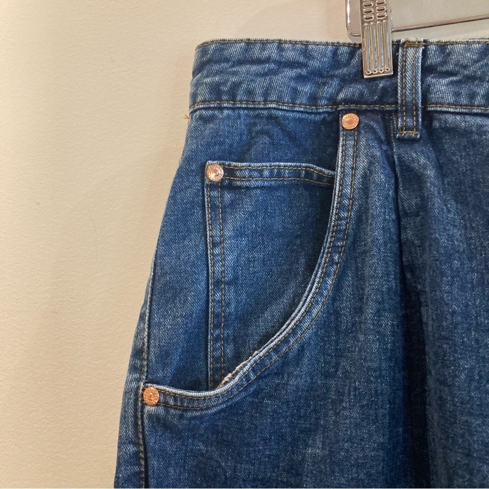 REFUGE DENIM Sz 15 Mom Style Super High Rise Mid-Wash Jeans - Picture 3 of 11